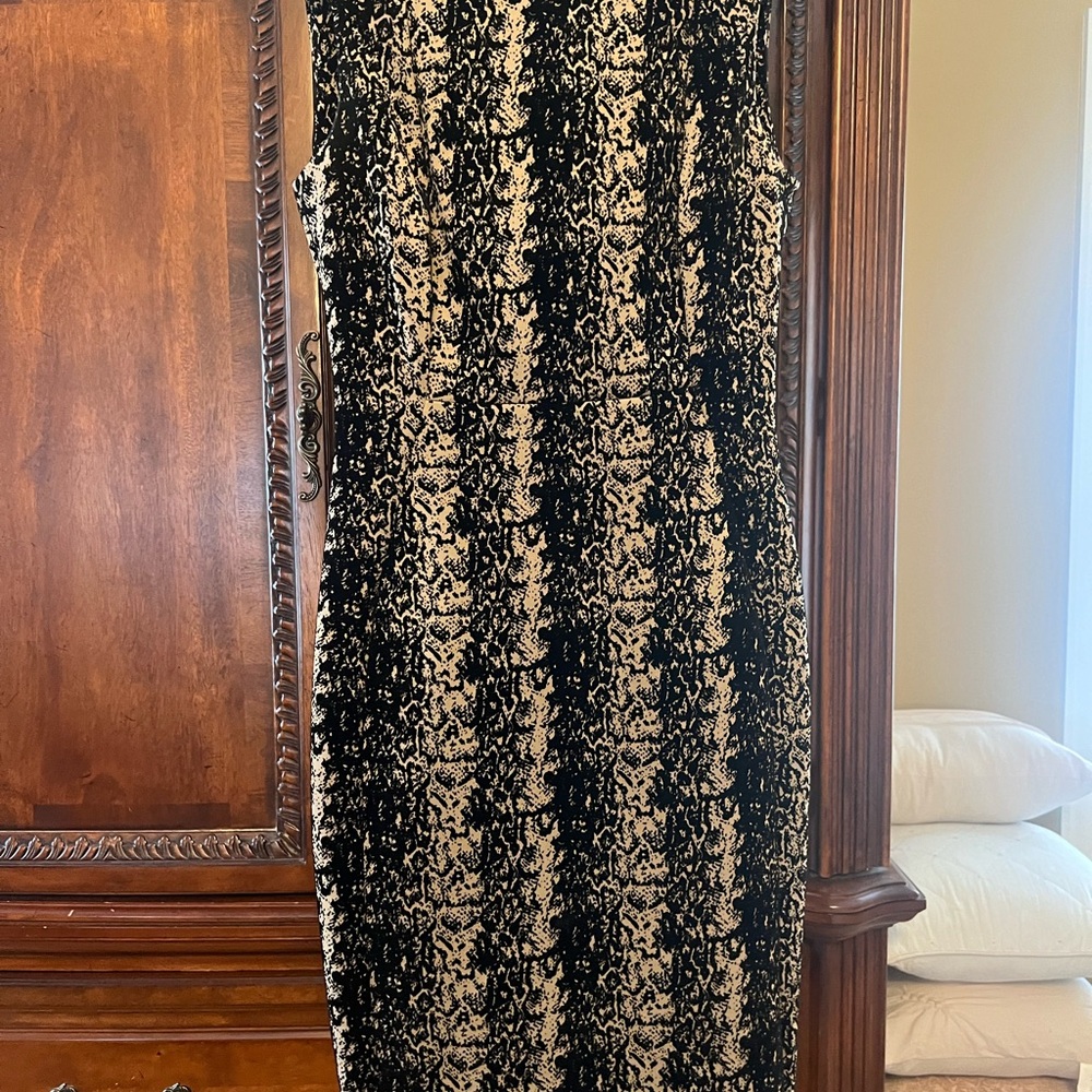 Elegant Black and Gold Dress